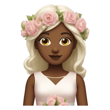 Flower girl sticker