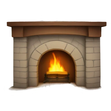 Fireplace sticker