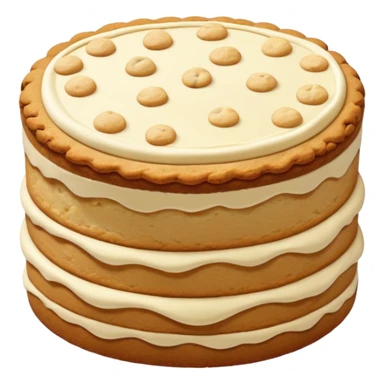 White chocolate chip cookie cake  sticker