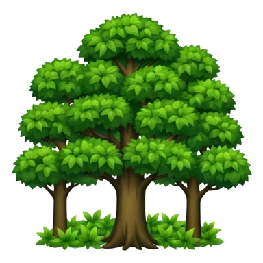 In our hometown, there’s plenty of trees sticker