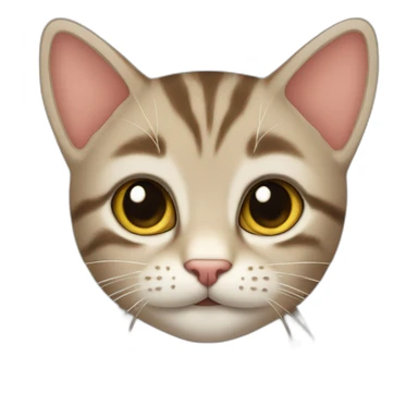 cute tabby cat kitten sticker