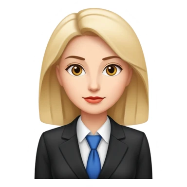 ceo woman business confidently wears smart business attire sticker