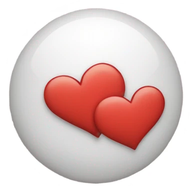 Emoji with hearts that says I love you  sticker