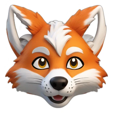 fox fursuit  sticker