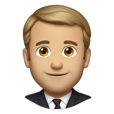 Emmanuel Macron love sticker