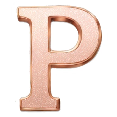 letters-P.S.-rose-gold-colour  sticker