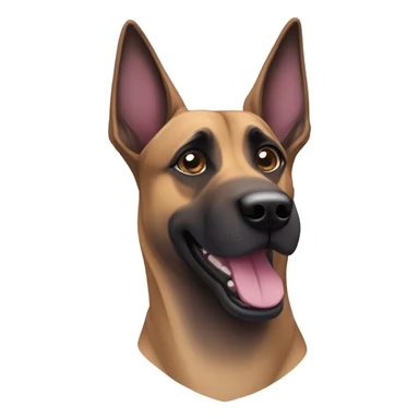 pastel purple malinois  sticker