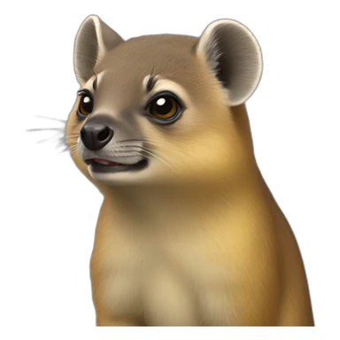 yellow-spotted-hyrax sticker