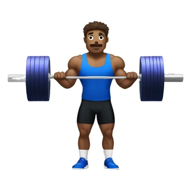 Olympic weightlifter like sticker