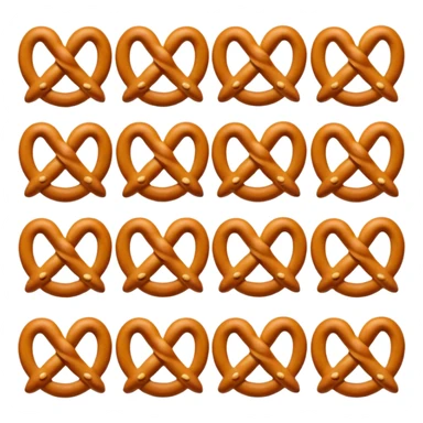 Little pretzel people  sticker
