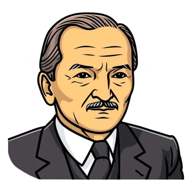 portrait of Mustafa Kemal Atatürk sticker