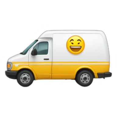 Delivery van sticker