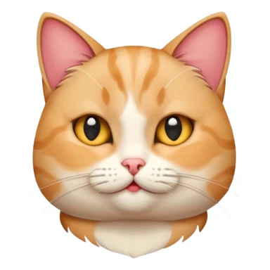 Embarrassed cat when he do not know how to answer to a proposal sticker