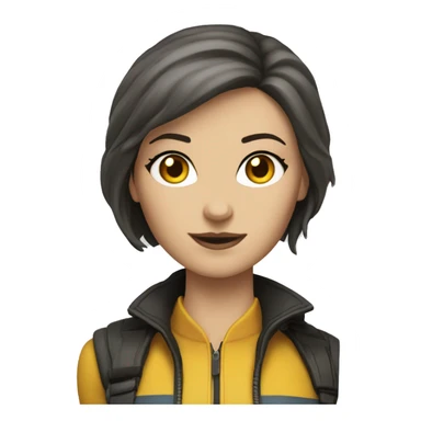 Caucasian Woman named Ashley who is in the X-Men sticker