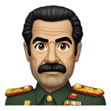 Saddam Hussein sticker
