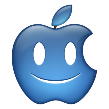 Discord logo emoji, simple and expressive, Apple style sticker