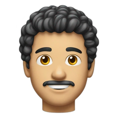 Rapaz moreno do cabelo liso usando camisa da Nike preta sticker