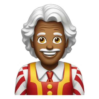 ronald mcdonalds sticker