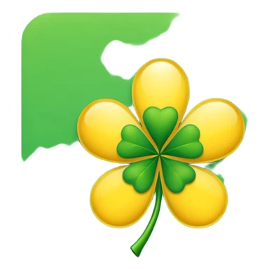 use star emoji, and add clover to make it "lucky" sticker