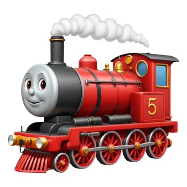 james the red engine from thomas and friends sticker