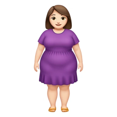 Fatty girl full body sticker