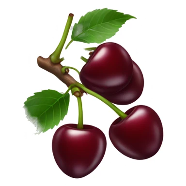 Burgundy cherries sticker