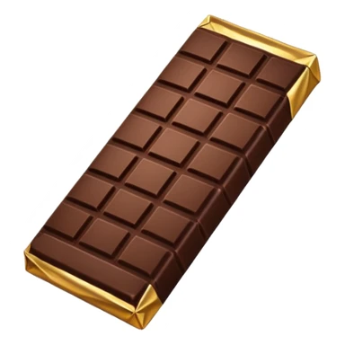 a chocolate bar sticker
