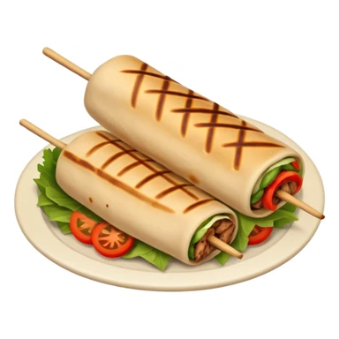 1 shawarma kebab sticker