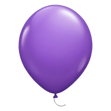 purple balloon sticker
