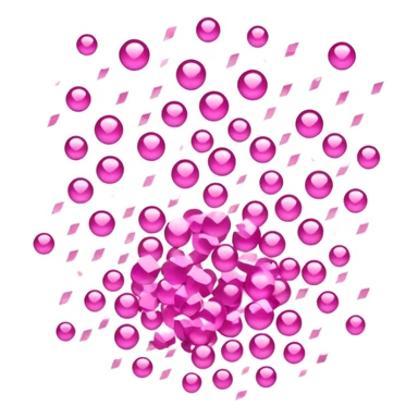 Pink sparkles sticker
