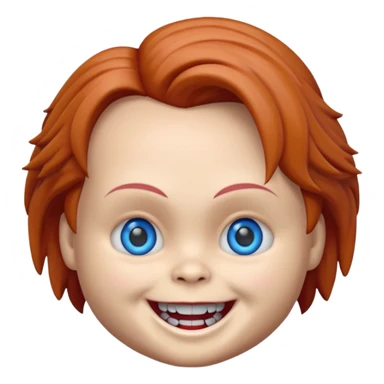 Un emojin de chuky sticker
