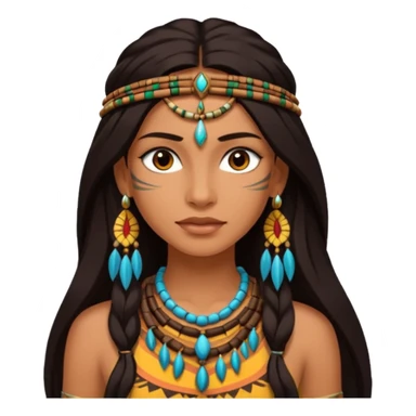 An amazonic beatiful woman sticker