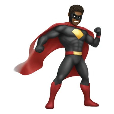 One Superhero fighting a super villian sticker