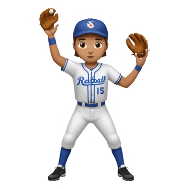 hacer el lanzamiento  de pelota jugador basebal sticker