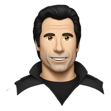 John Travolta flag sticker