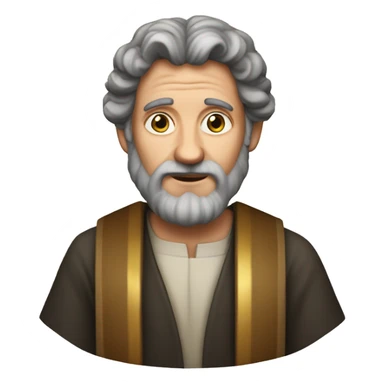 apostle Paul from the bible looking jewish sticker