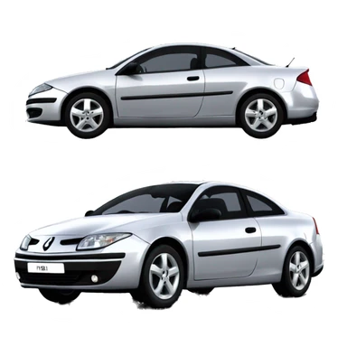 One Renault Laguna Coupe V6 sticker