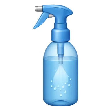 blue sea salt spray bottle emoji sticker