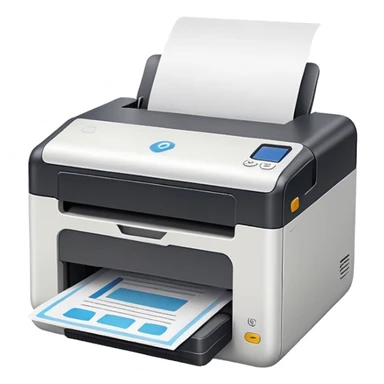 paper printer sticker