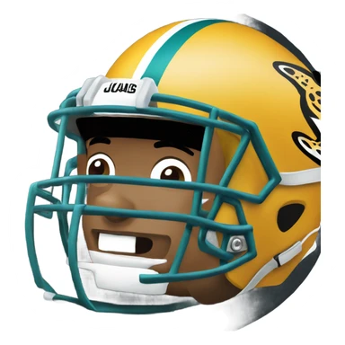Jacksonville jaguars football helmet sticker