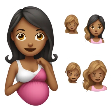 pregnant mom sticker