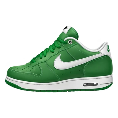 Green nike shoes sticker