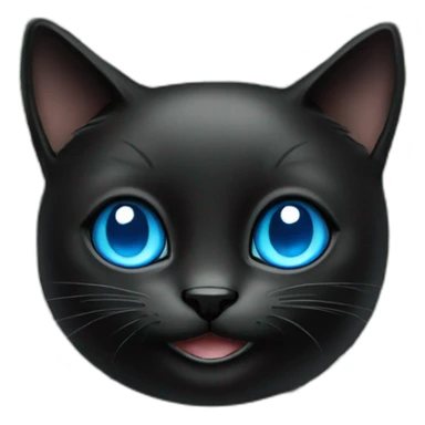 a black cat with blue eyes smiles and holds a lot of dollars sticker
