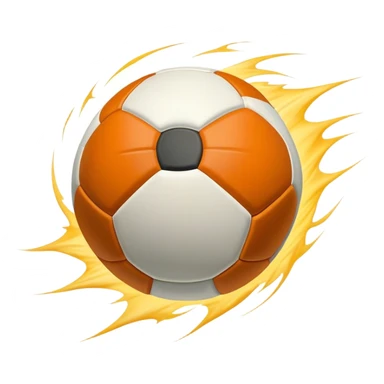 Cinematic Realistic image of an AFL ball captured mid-flight with dynamic motion blur and finely detailed rugged textures, set under dramatic stadium lighting that evokes high-energy athleticism sticker