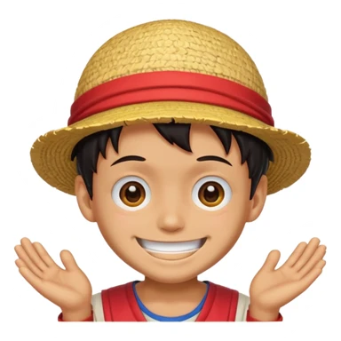 Luffy joyboy emoji sticker