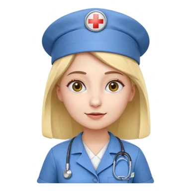 minion woman nurse sticker