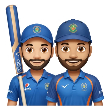 Virat Kohli and rohit sharma  sticker