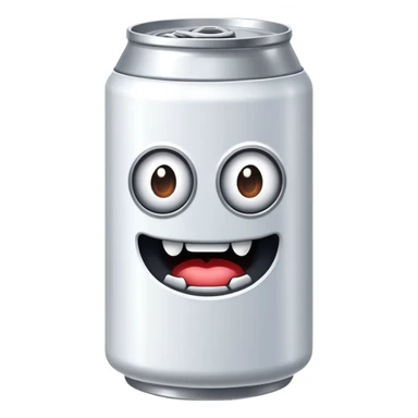 white monster can sticker