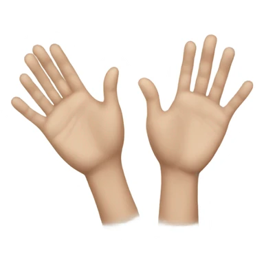 A pair of hands sticker