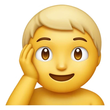 Emoji scratching its head sticker